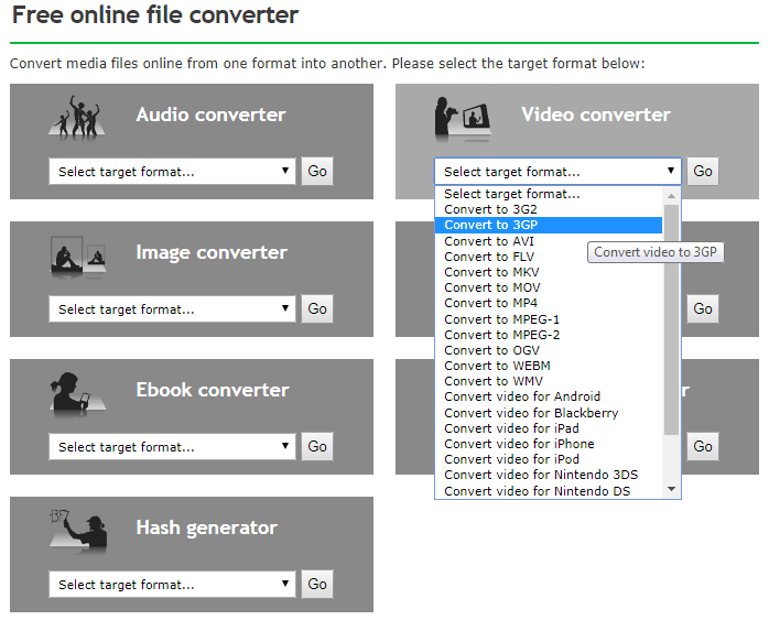 cara mengubah format video tanpa software