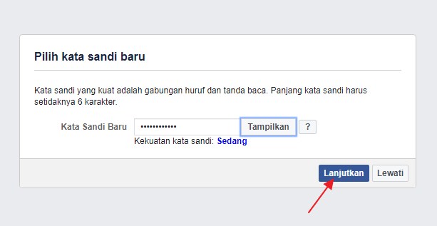 cara masuk facebook dengan kata sandi lama