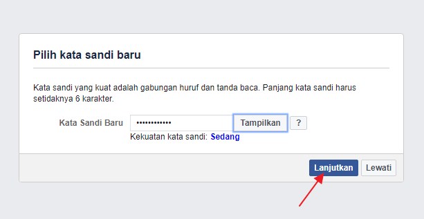 cara masuk facebook dengan kata sandi lama