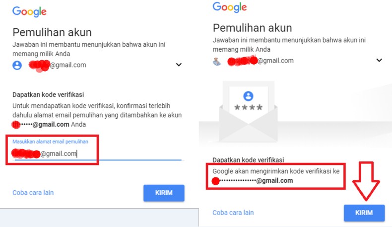 Cara Memperbaiki Akun Email Yang Hilang - Simak Gambar Berikut