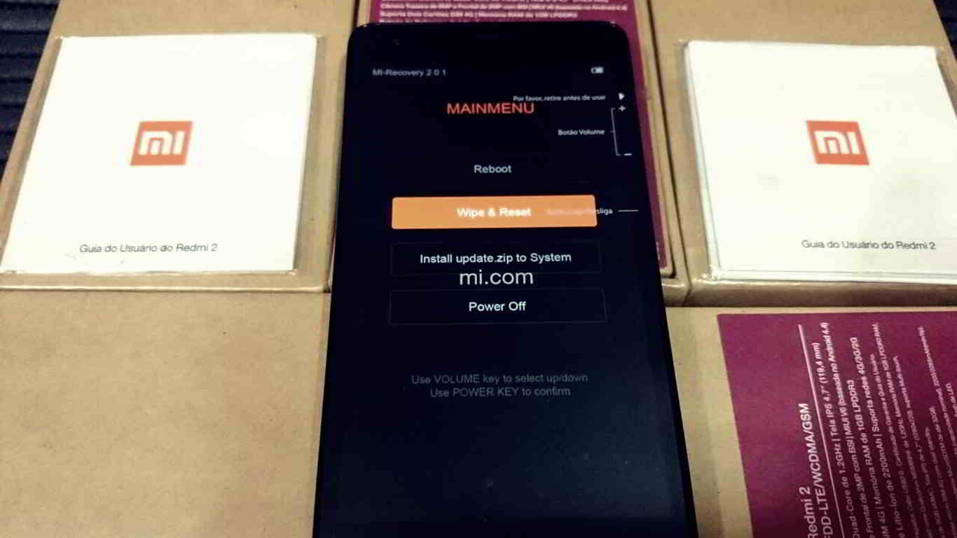 Cara Hard Reset Xiaomi Redmi 4 / 4 Prime / 4A / 4X