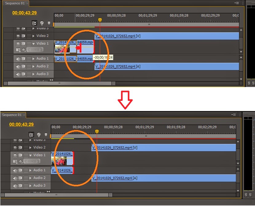 Cara menggabungkan video menggunakan Adobe Pemiere Pro CS6 9