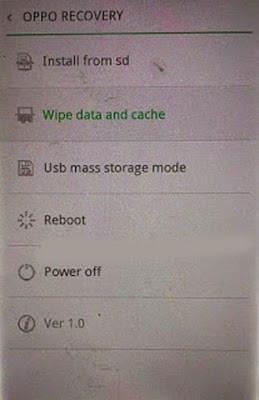 cara flash oppo r1001 bootloop