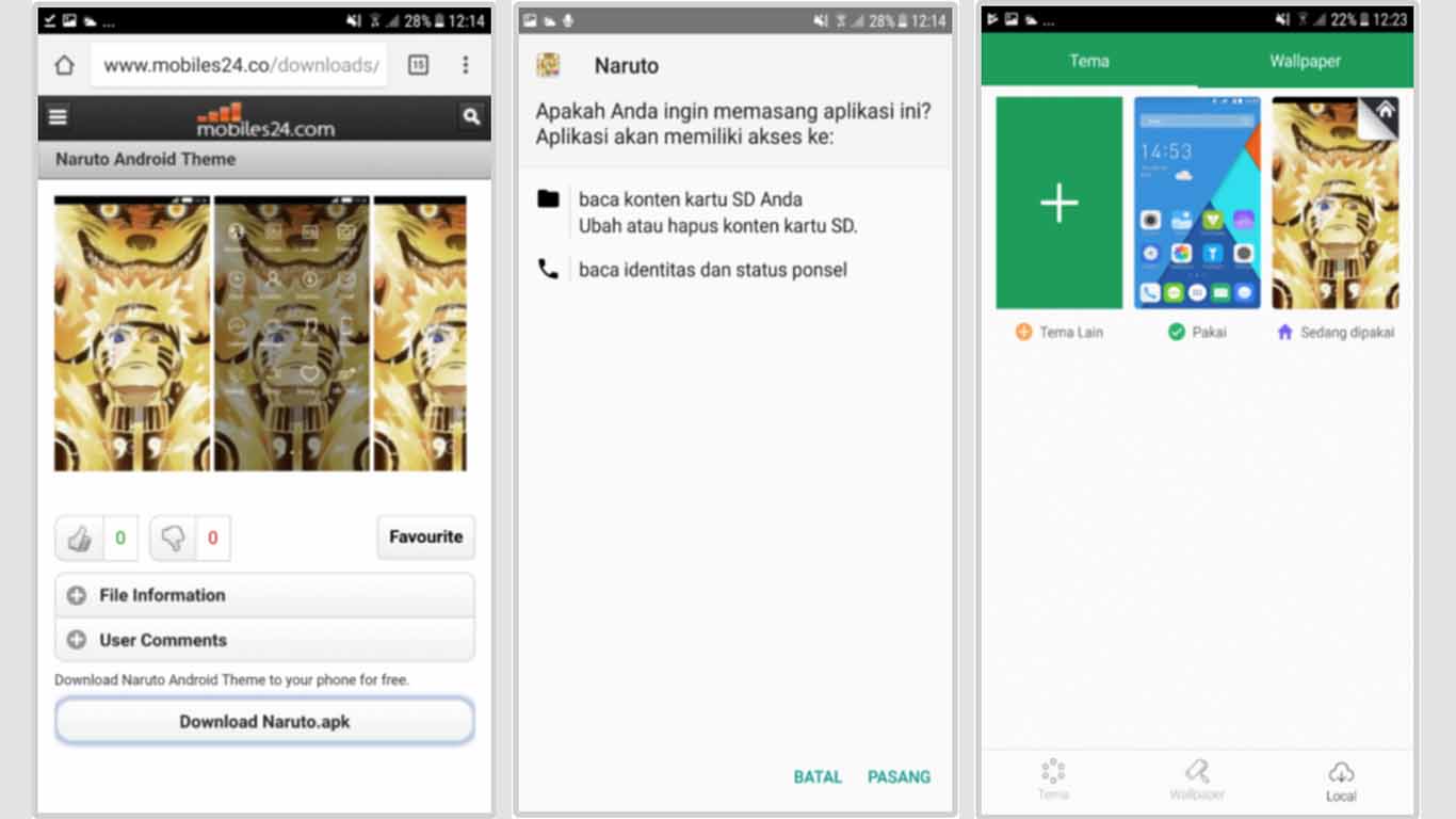 11 Download Tema Android Keren, Gratis, Terbaik + Gambar