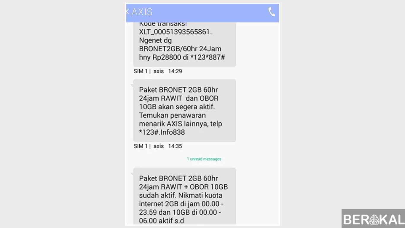 4 Cara Cek Kuota Axis 2019 Bronet Hitz Aigo Masa Aktif