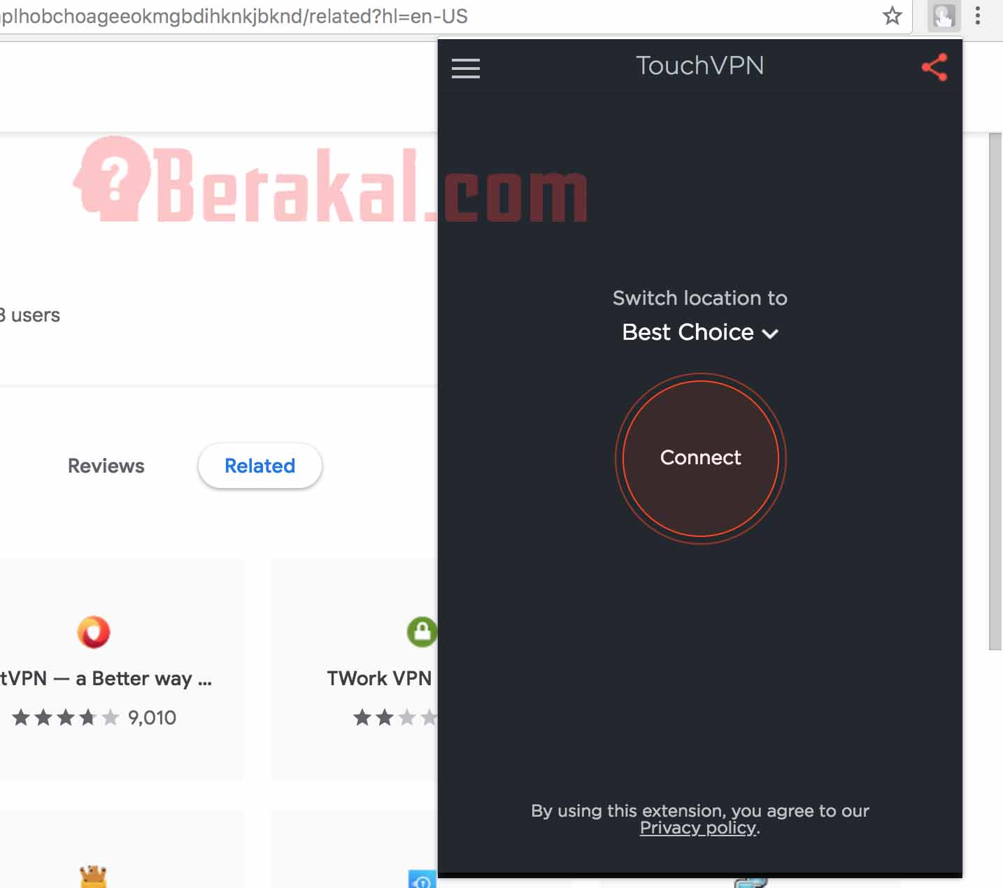 cara menggunakan vpn di browser