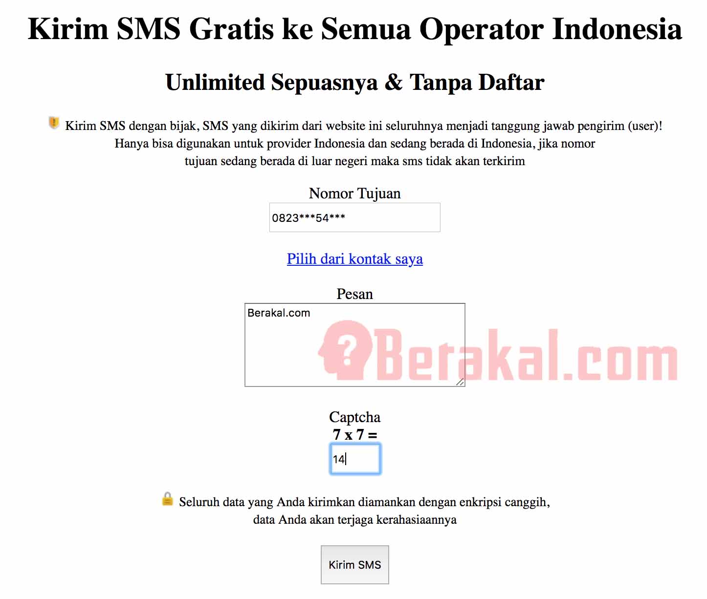 cara sms gratis telkomsel