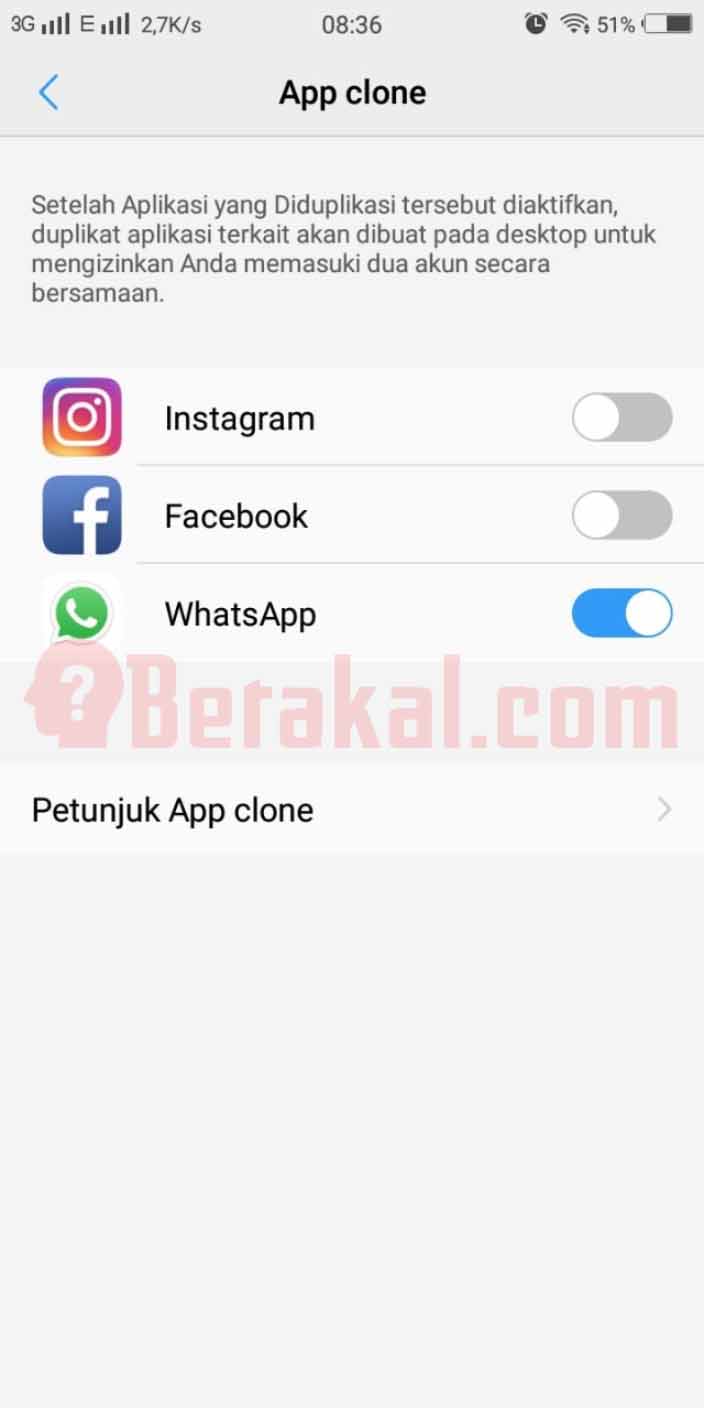 install 2 wa di vivo