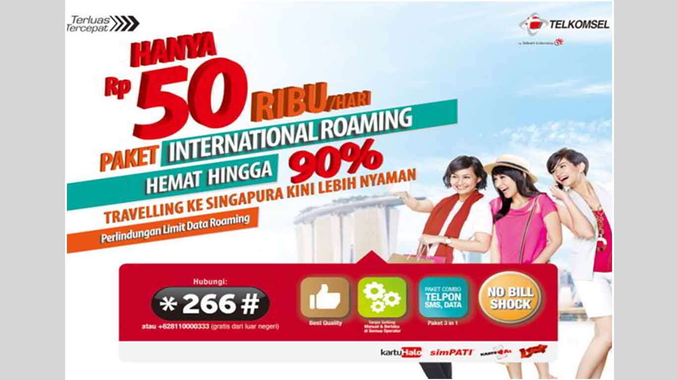 2019] Paket Internet Luar Negeri Telkomsel Murah + Cara Daftar