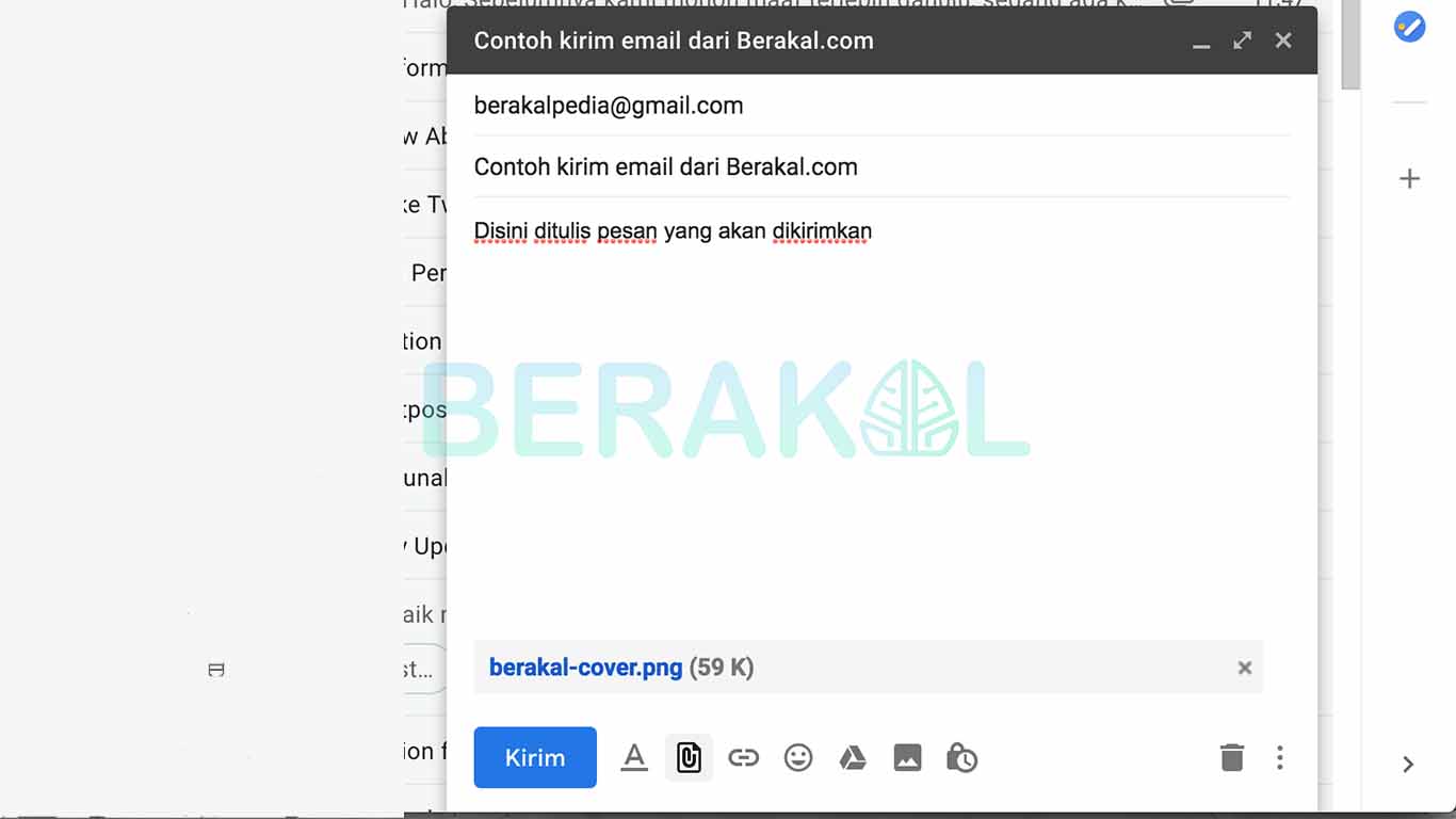 cara kirim email gmail lewat komputer