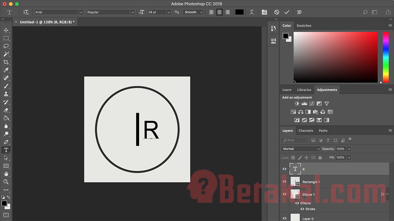 Cara Membuat Logo Dengan Photoshop Untuk Pemula Gambar