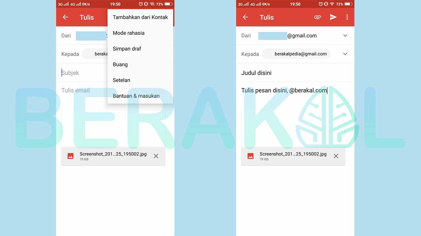 cara mengirim email lewat gmail