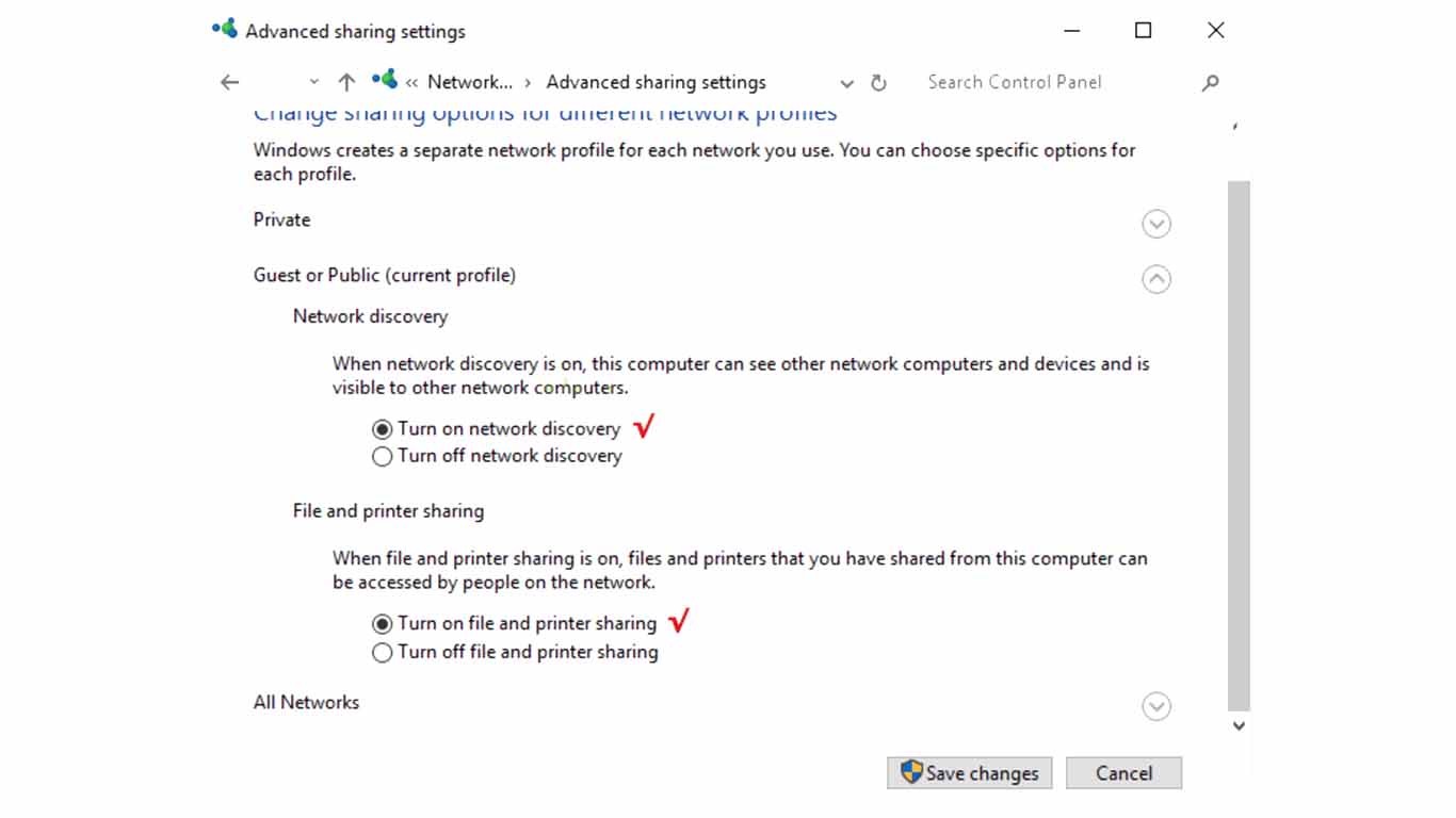 cara sharing printer dengan ip address