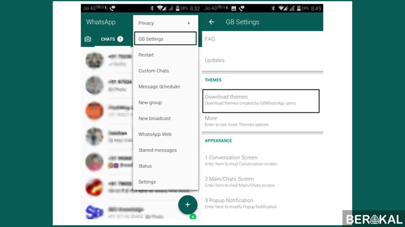 KEREN) Download Tema WhatsApp + Cara Mengganti Tema WA