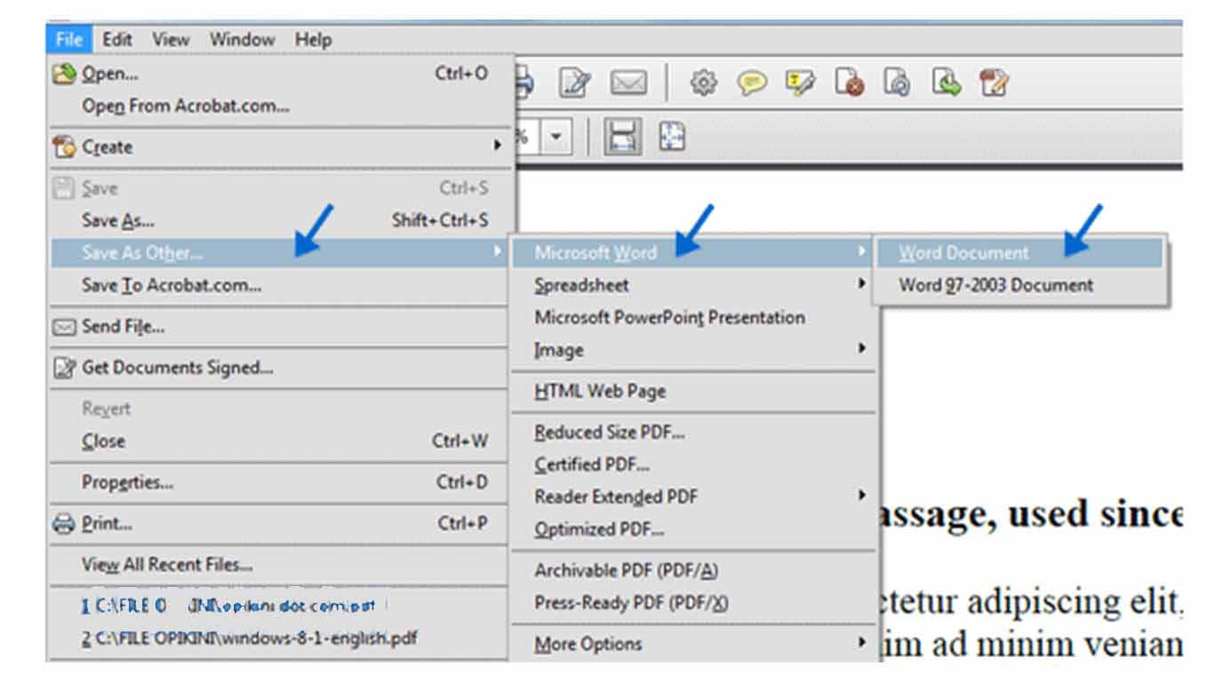 Cara Memindahkan Pdf Ke Word - Contoh Makalah