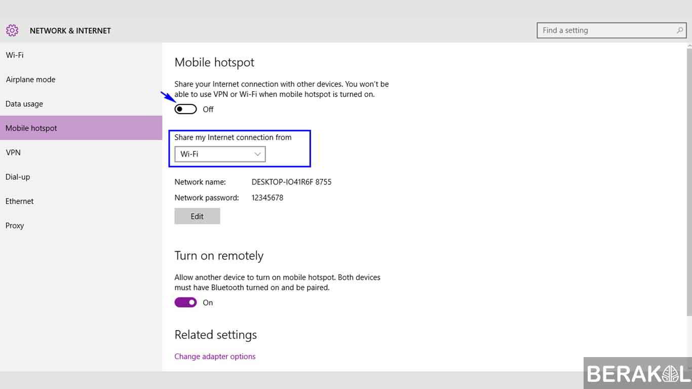 cara membuat mobile hotspot di windows 10