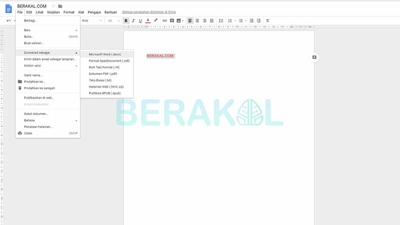 cara mengubah pdf ke word secara online