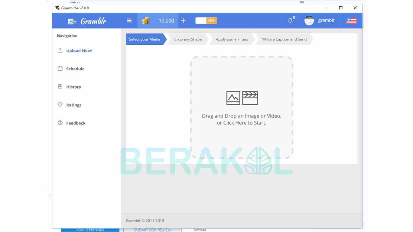 cara upload foto di instagram lewat pc dengan aplikasi