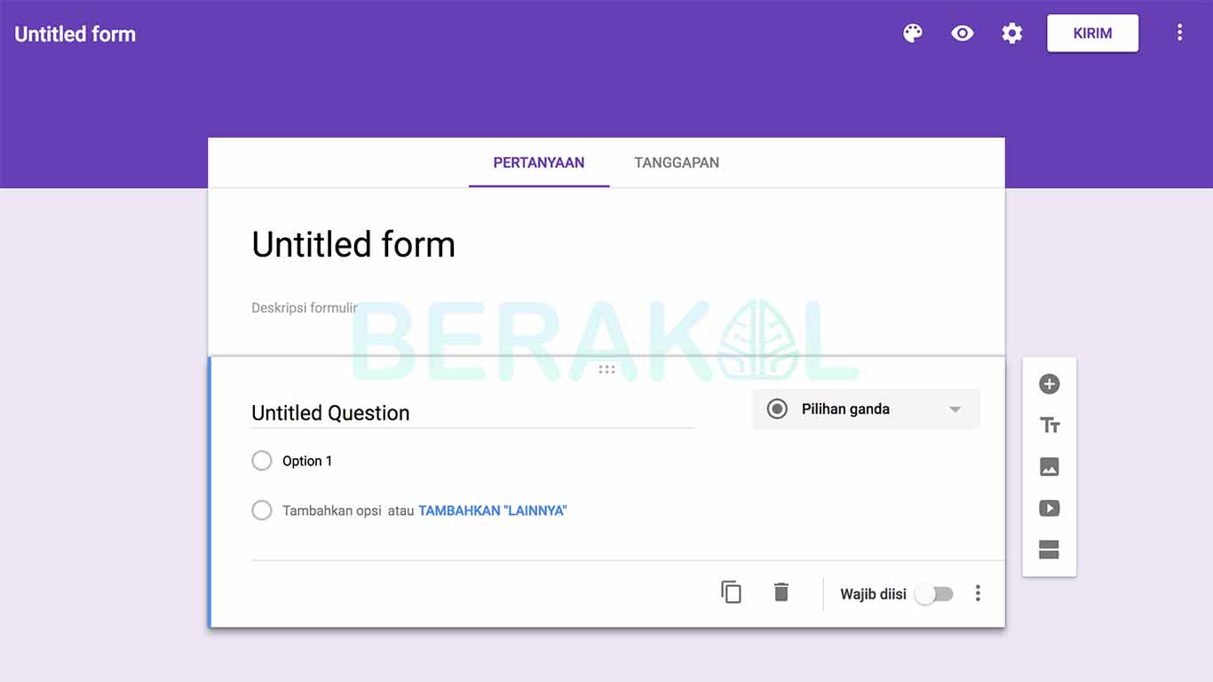 cara membuat google form menarik