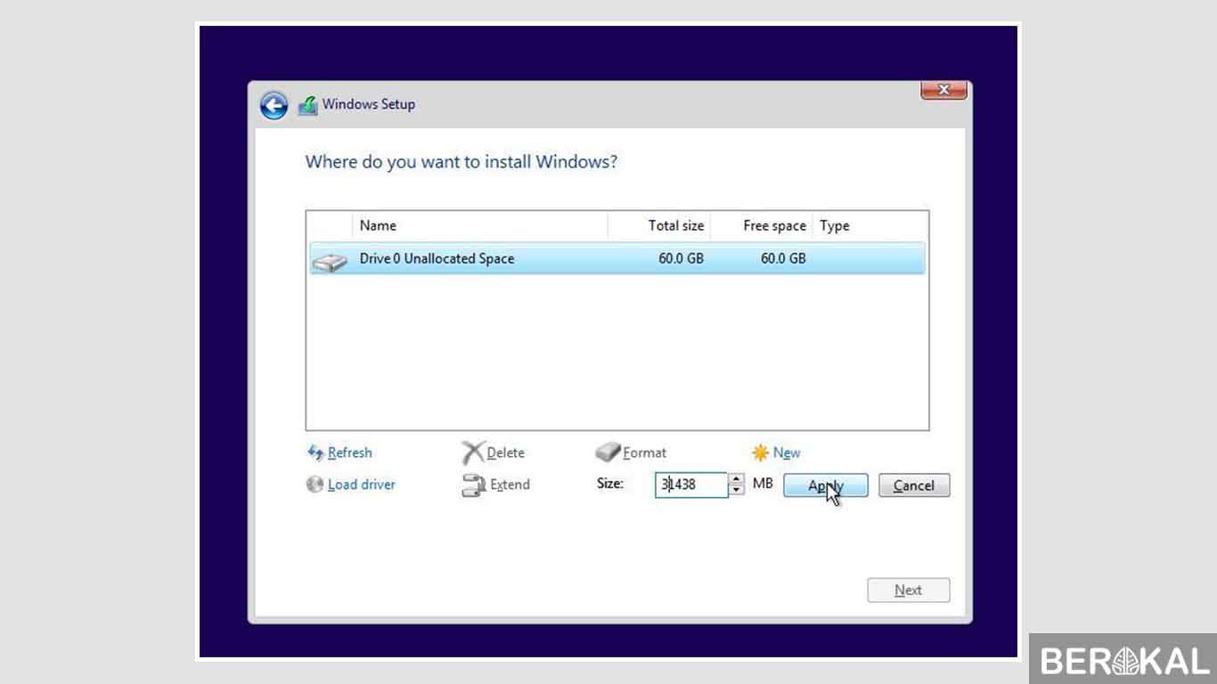 Cara Instal Windows 10 via CD/DVD &amp; Flashdisk + Gambar