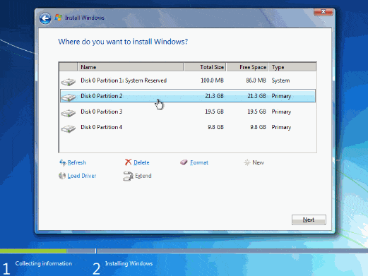 cara instal windows 7 tanpa cd cara instal windows 7 tanpa cd