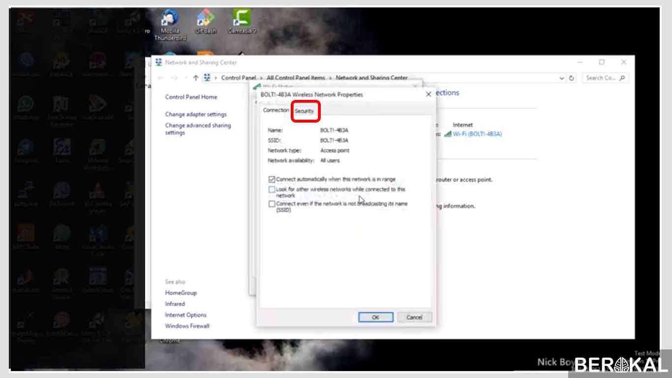 cara melihat password wifi windows 10