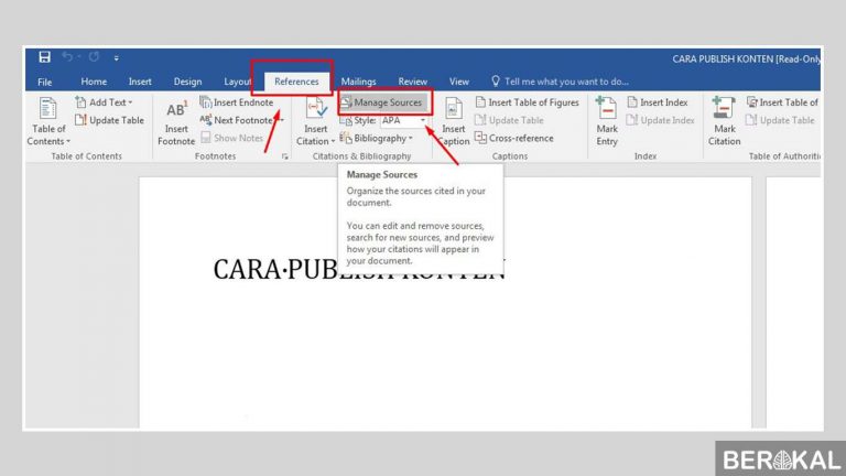 √ Cara Membuat Daftar Pustaka Otomatis di Word