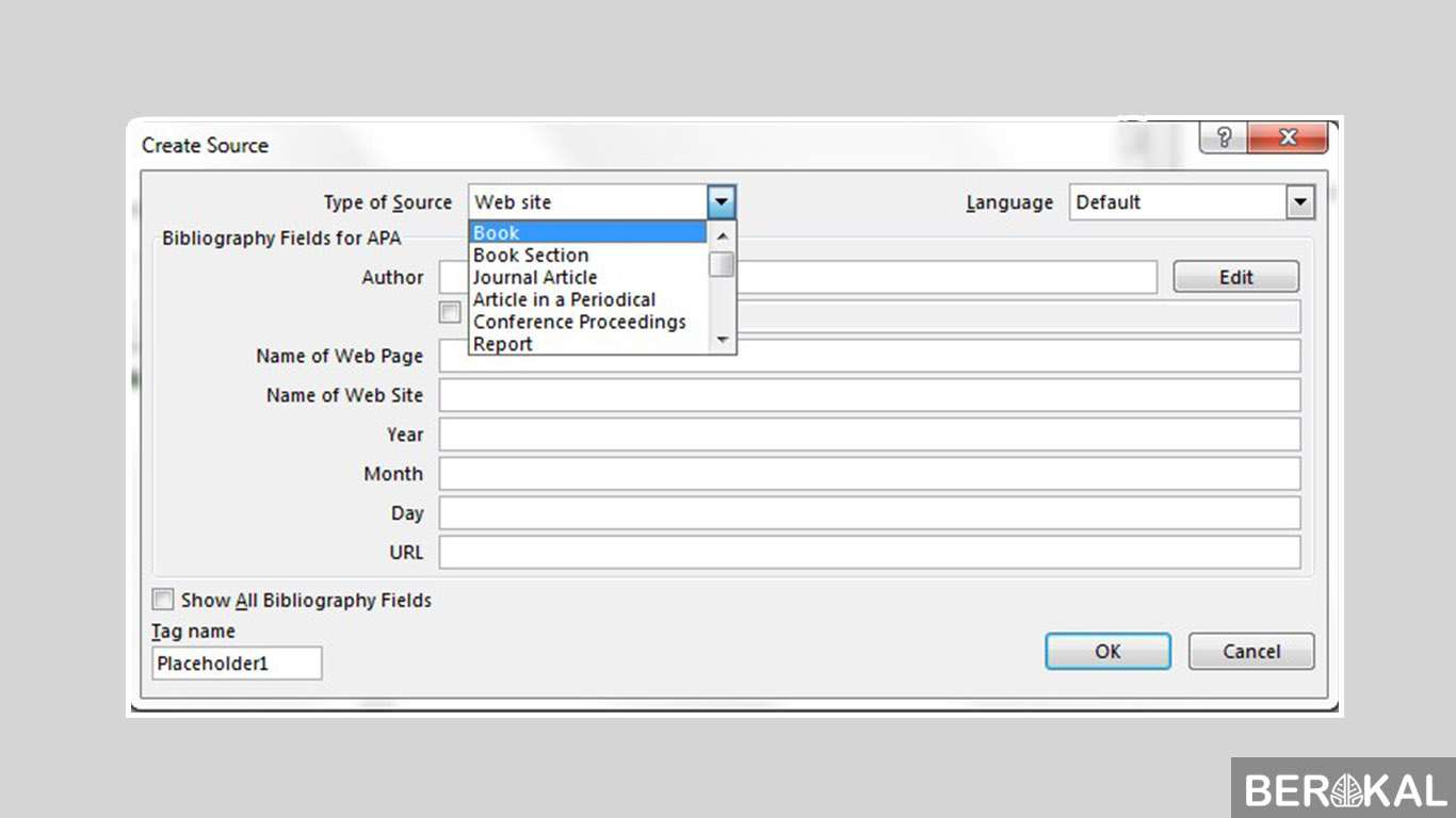 cara membuat daftar pustaka di word dari jurnal