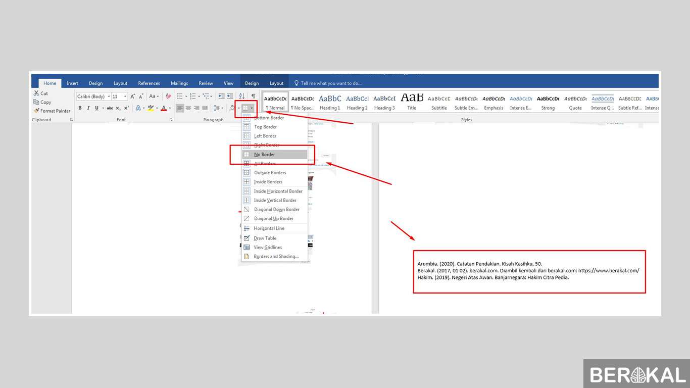 cara membuat daftar pustaka otomatis di word 2010