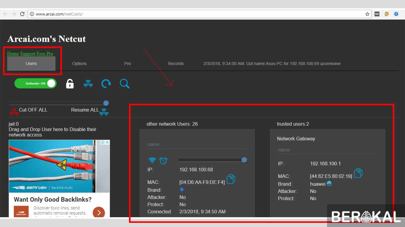 cara menggunakan netcut windows 10