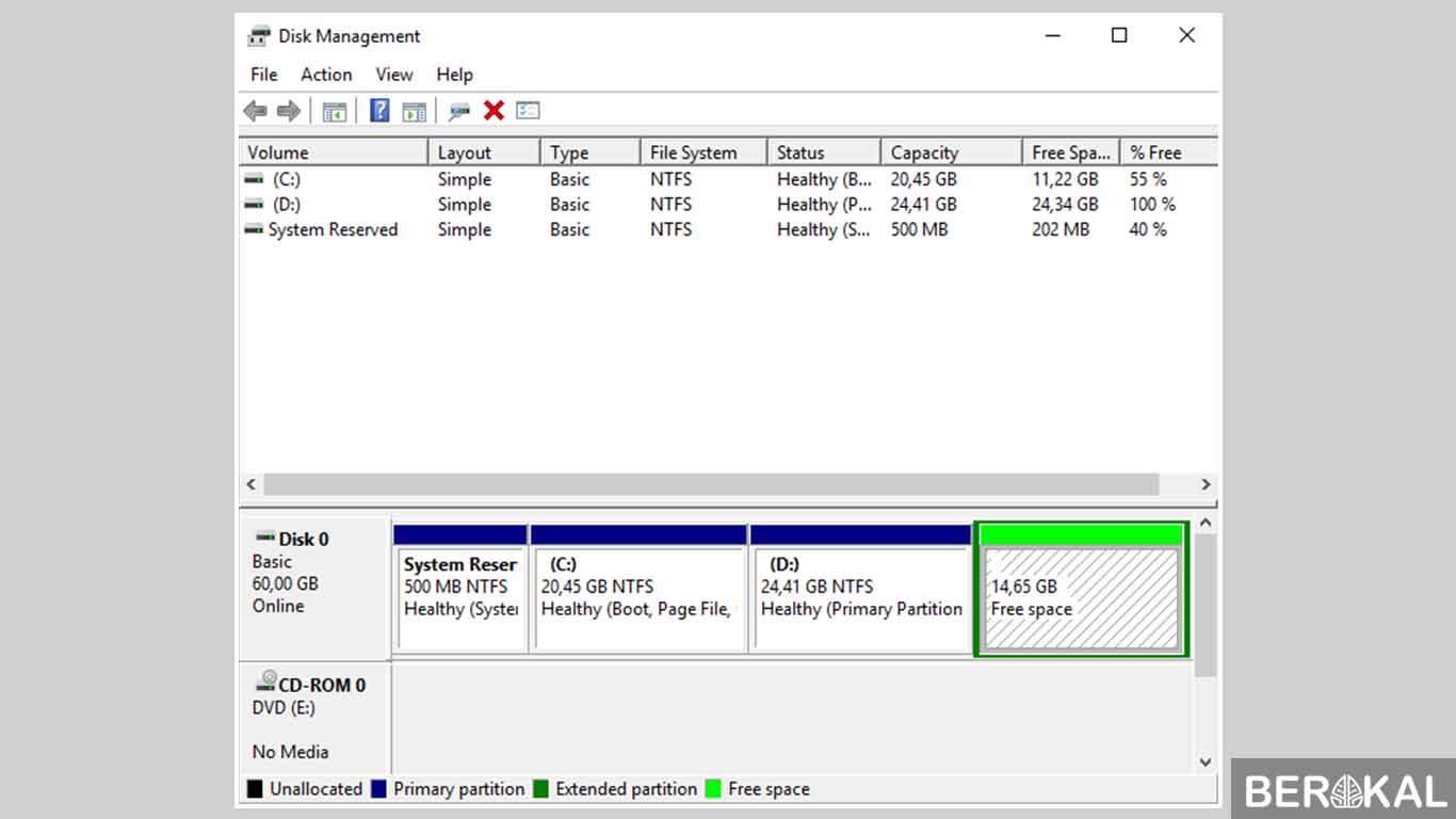 √ Cara Partisi Hardisk (Menambah/Menghapus/Mengurangi) Win 10/8/7