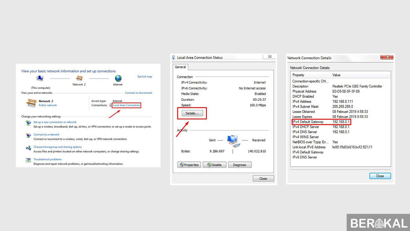 cara melihat ip address orang lain