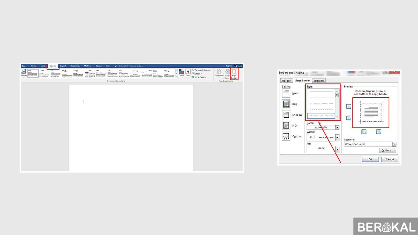 3 Cara Membuat Bingkai Di Microsoft Word 2010 2013 Keren