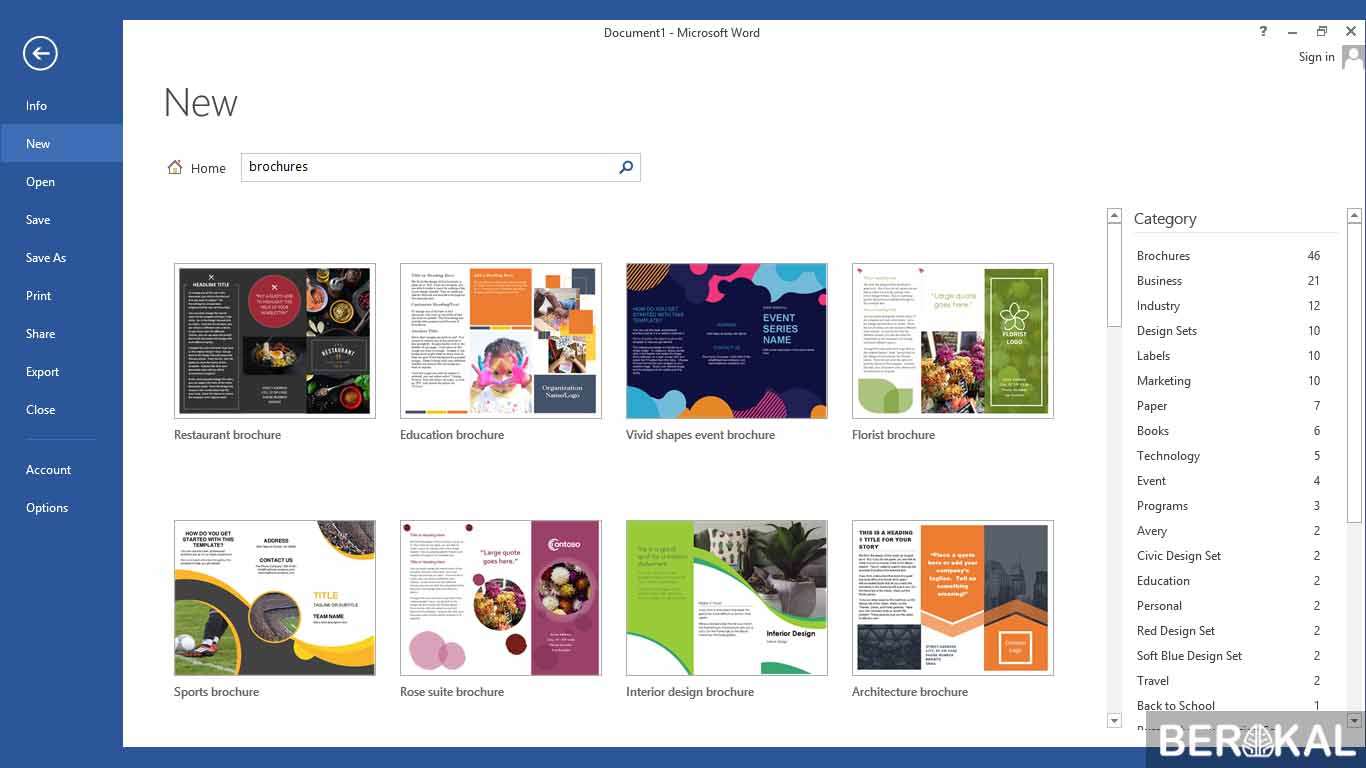 Cara Membuat Brosur Dengan Microsoft Word Untuk Pemula
