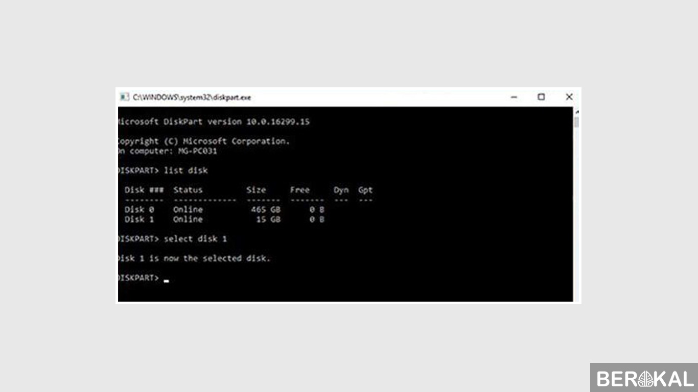 cara memperbaiki flashdisk dengan cmd