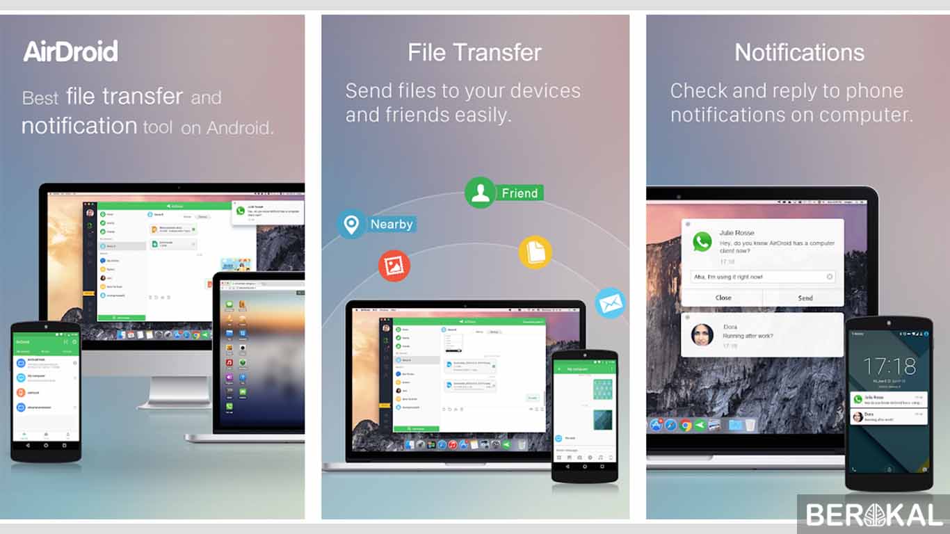 cara menampilkan layar hp ke laptop dengan wifi