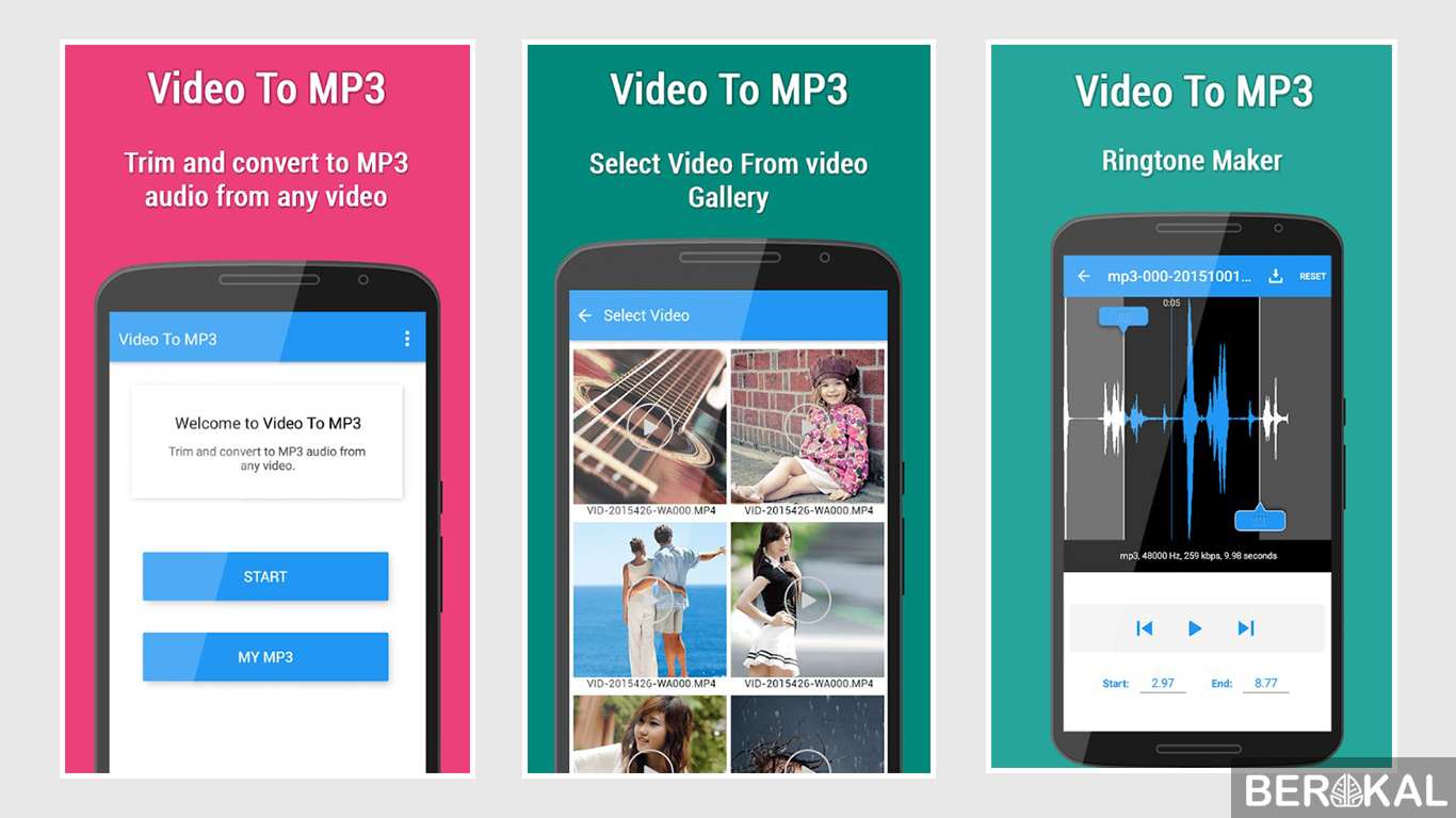 cara mengubah video menjadi mp3 di android