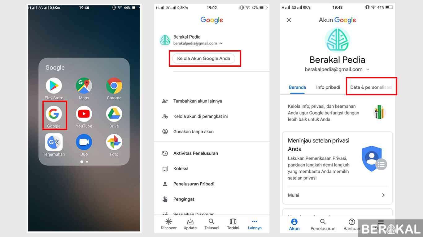 Cara Menghapus Akun Gmail di Android