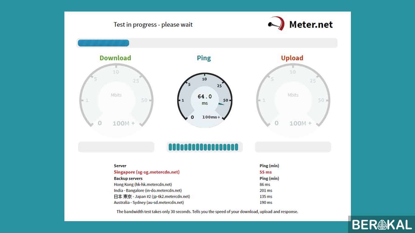 cara cek kecepatan internet android tanpa aplikasi