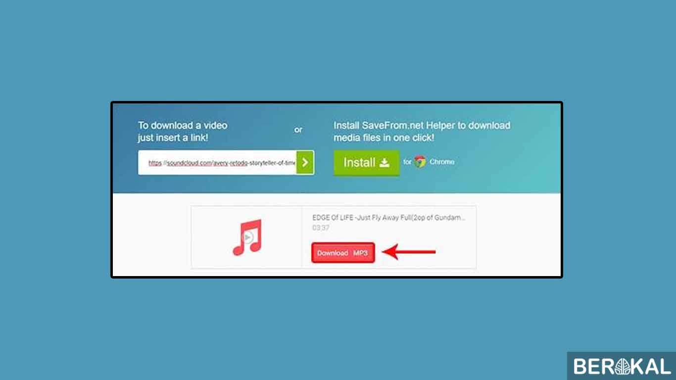 cara download lagu di browser