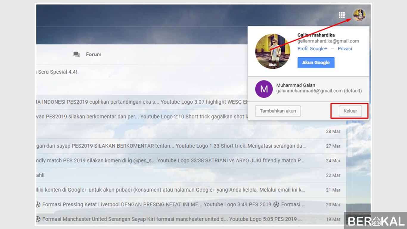√ 2 Cara Logout dari Akun Gmail di HP Android / Komputer