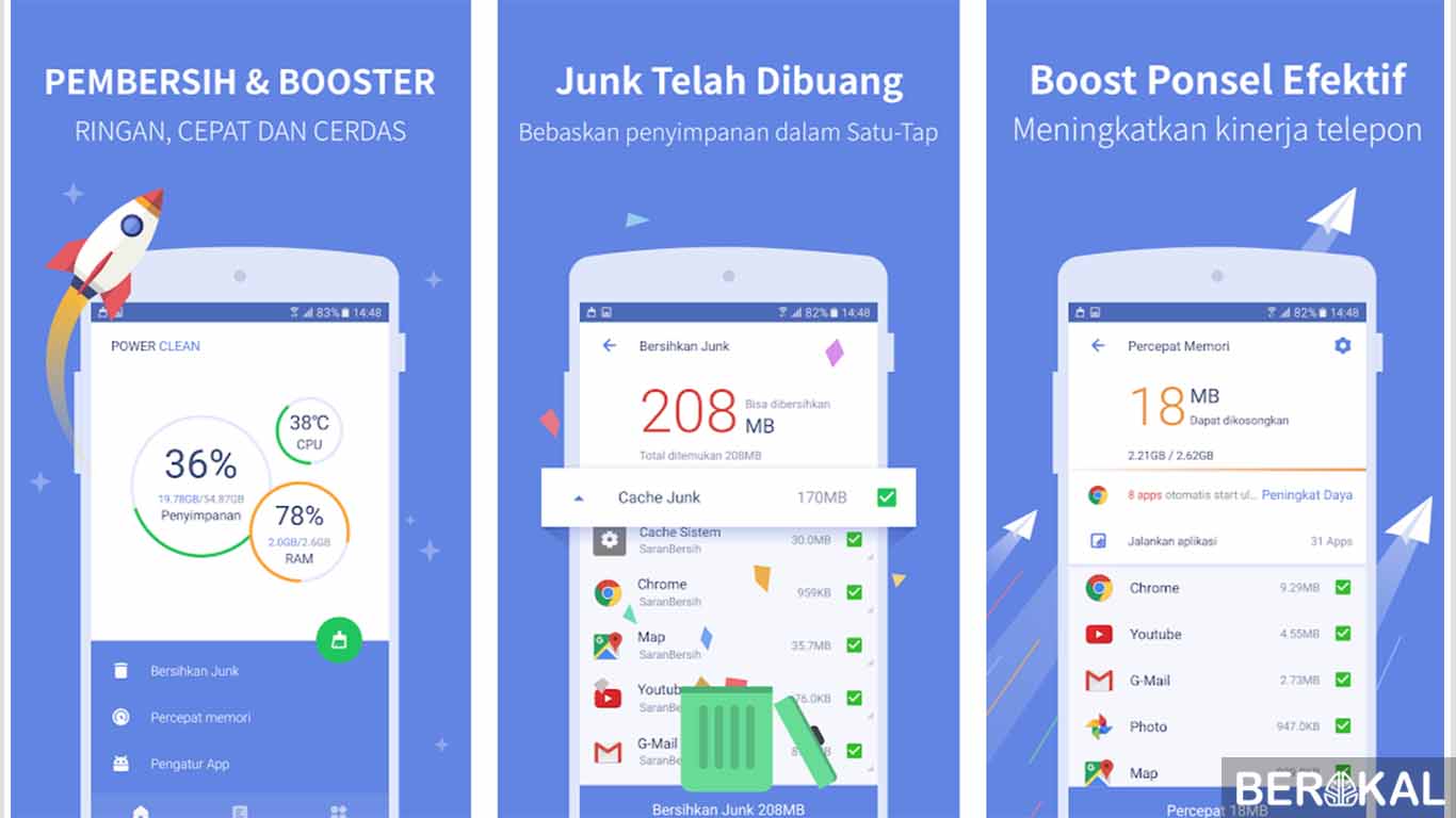 pembersih android tanpa iklan