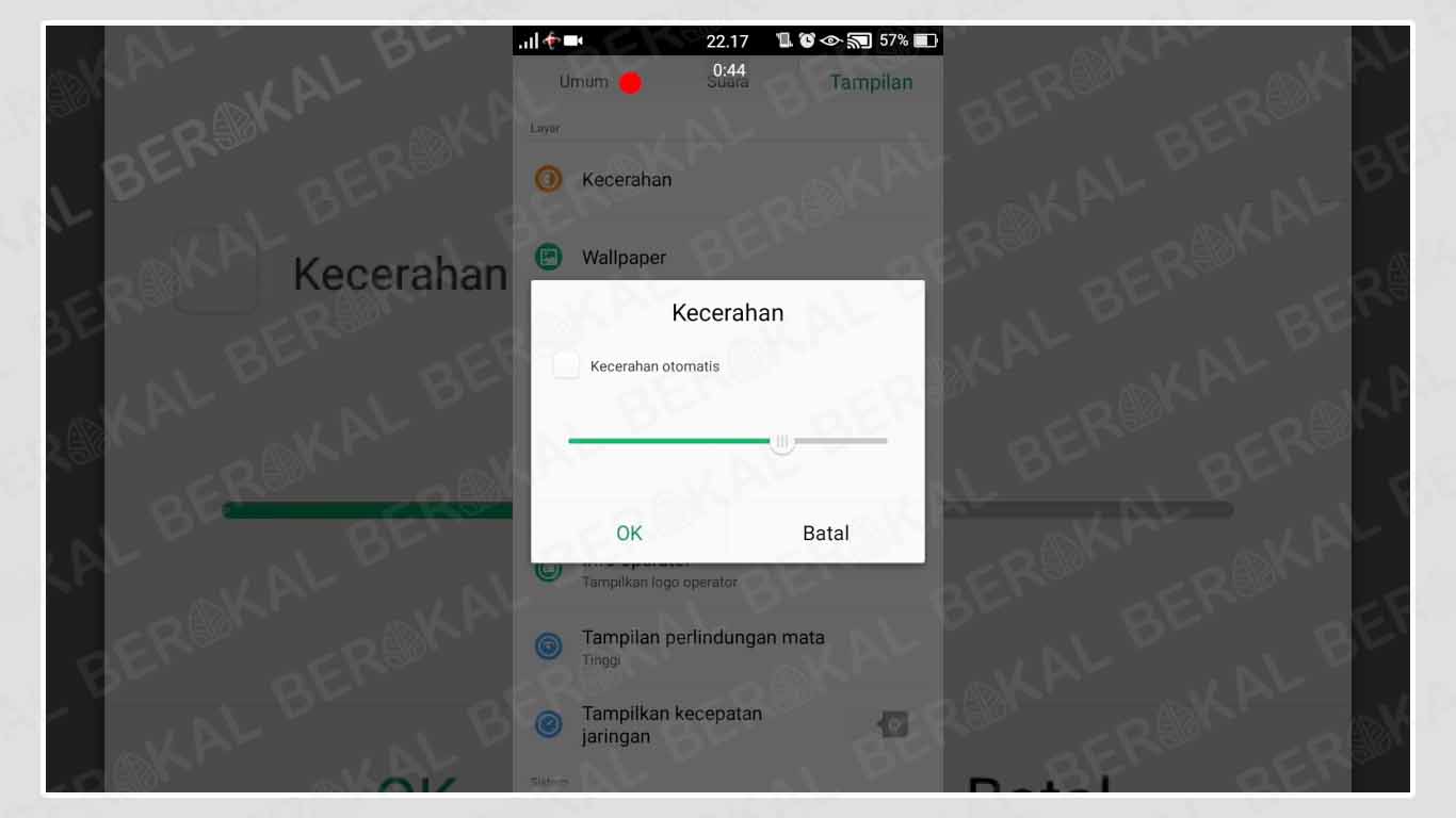 Kecerahan Layar Android