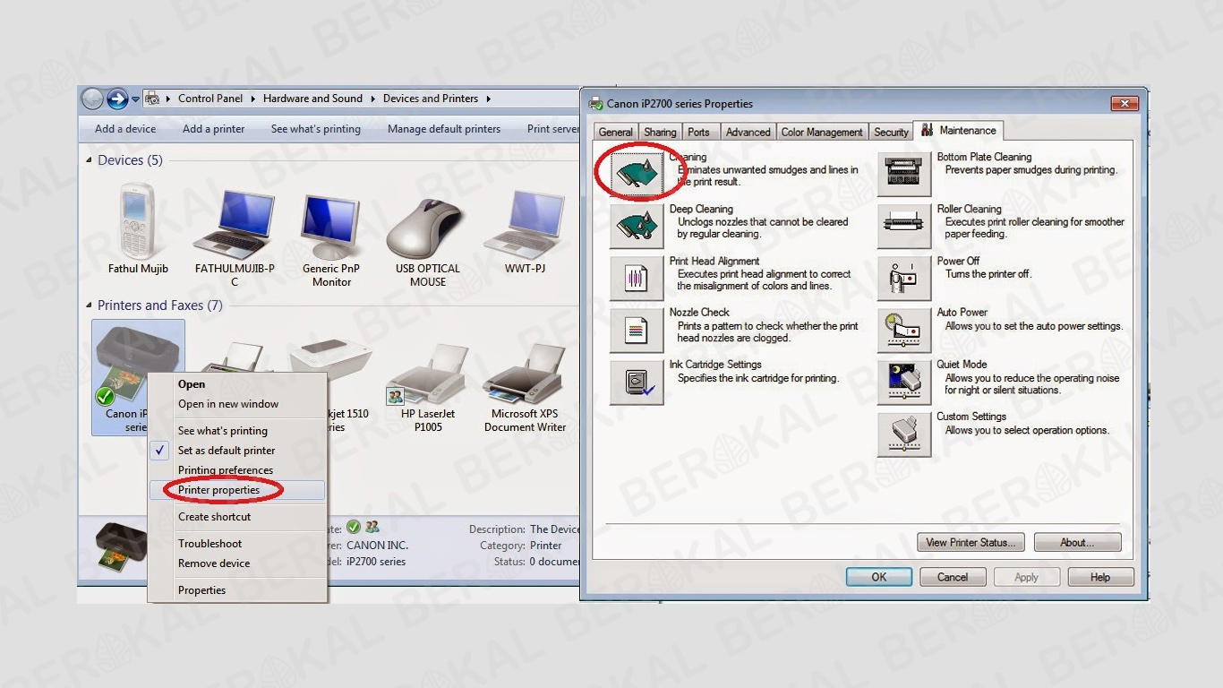 3 Cara  Cleaning Printer Epson Canon Brother yang Benar