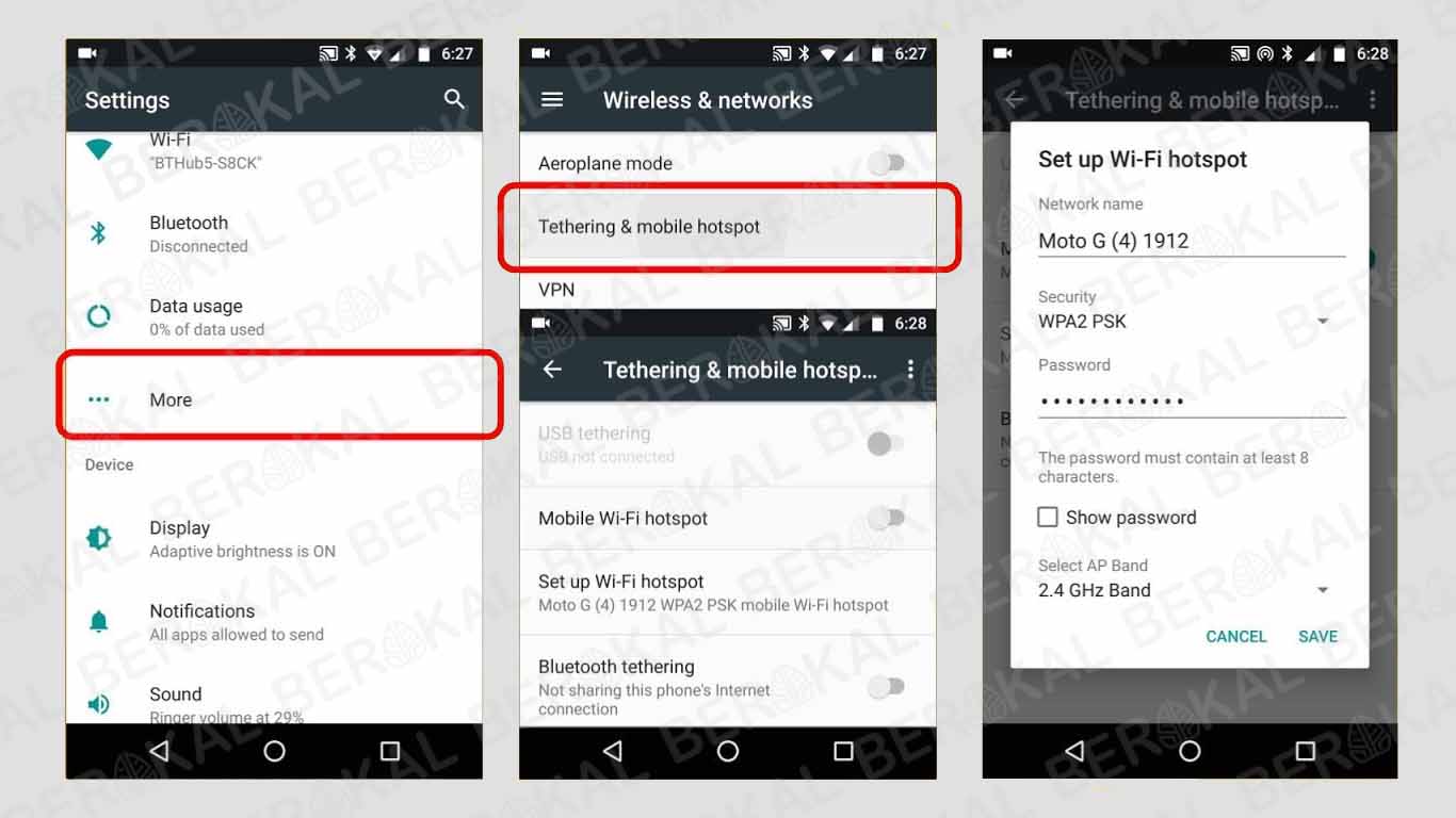 cara menyambungkan hotspot ke laptop