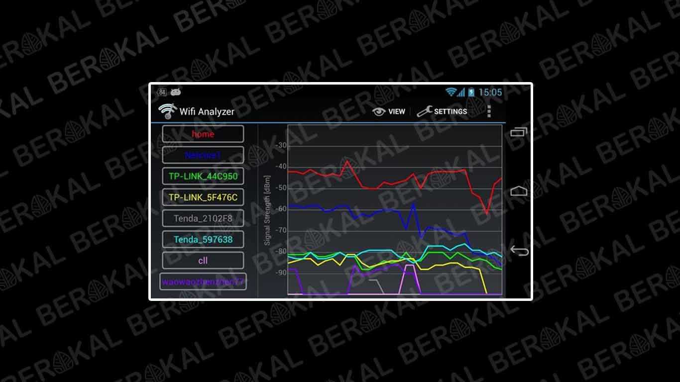 Aplikasi Penguat Sinyal WiFi Analyzer