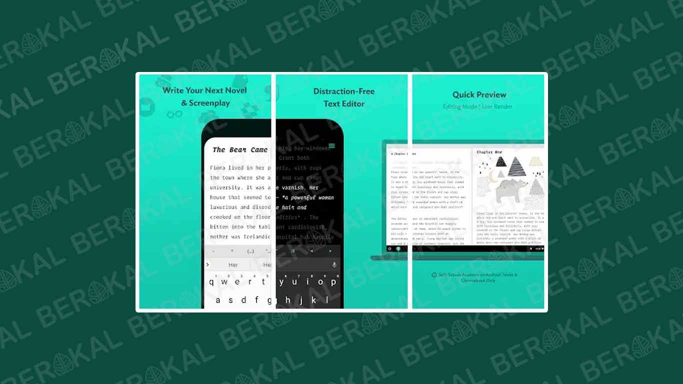 Aplikasi Tulisan di Layar HP JotterPad