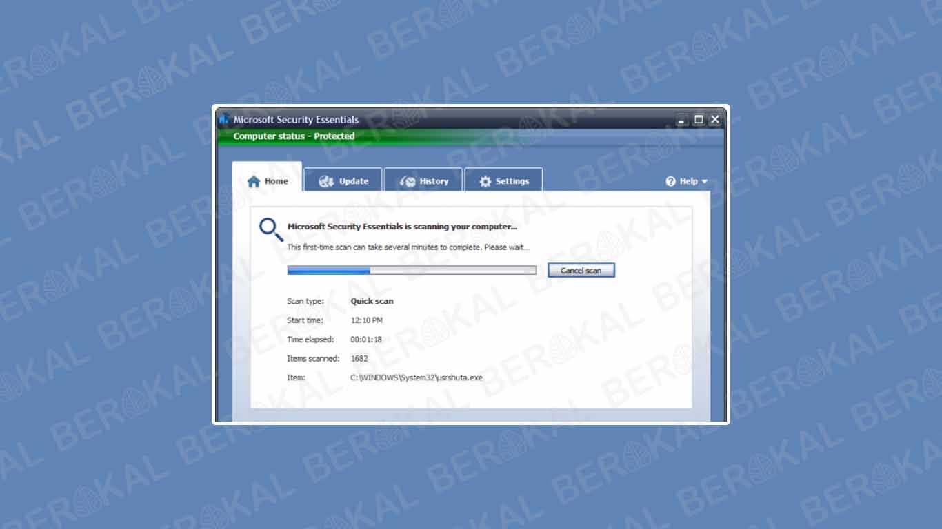 Cara Mempercepat Windows 7 Melakukan Cek Virus