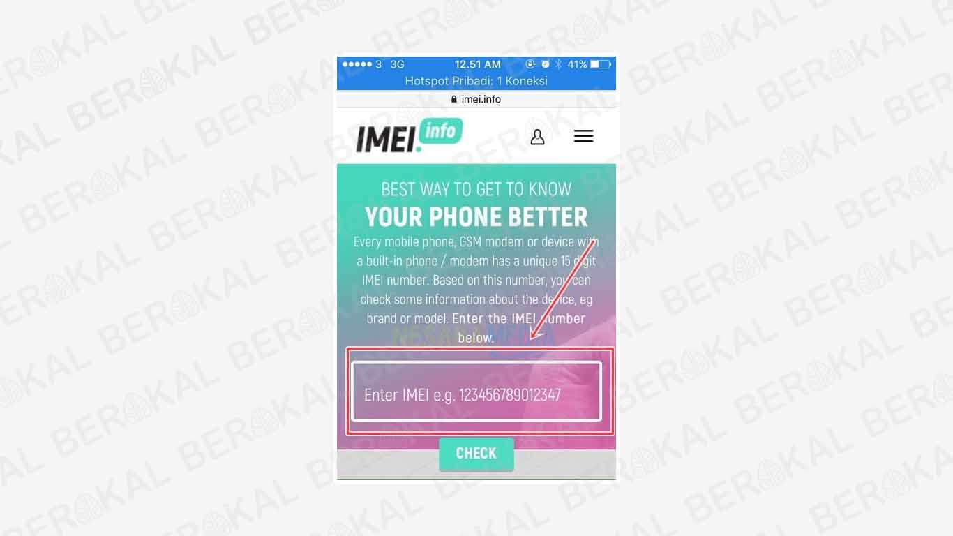 cek model iphone secara online