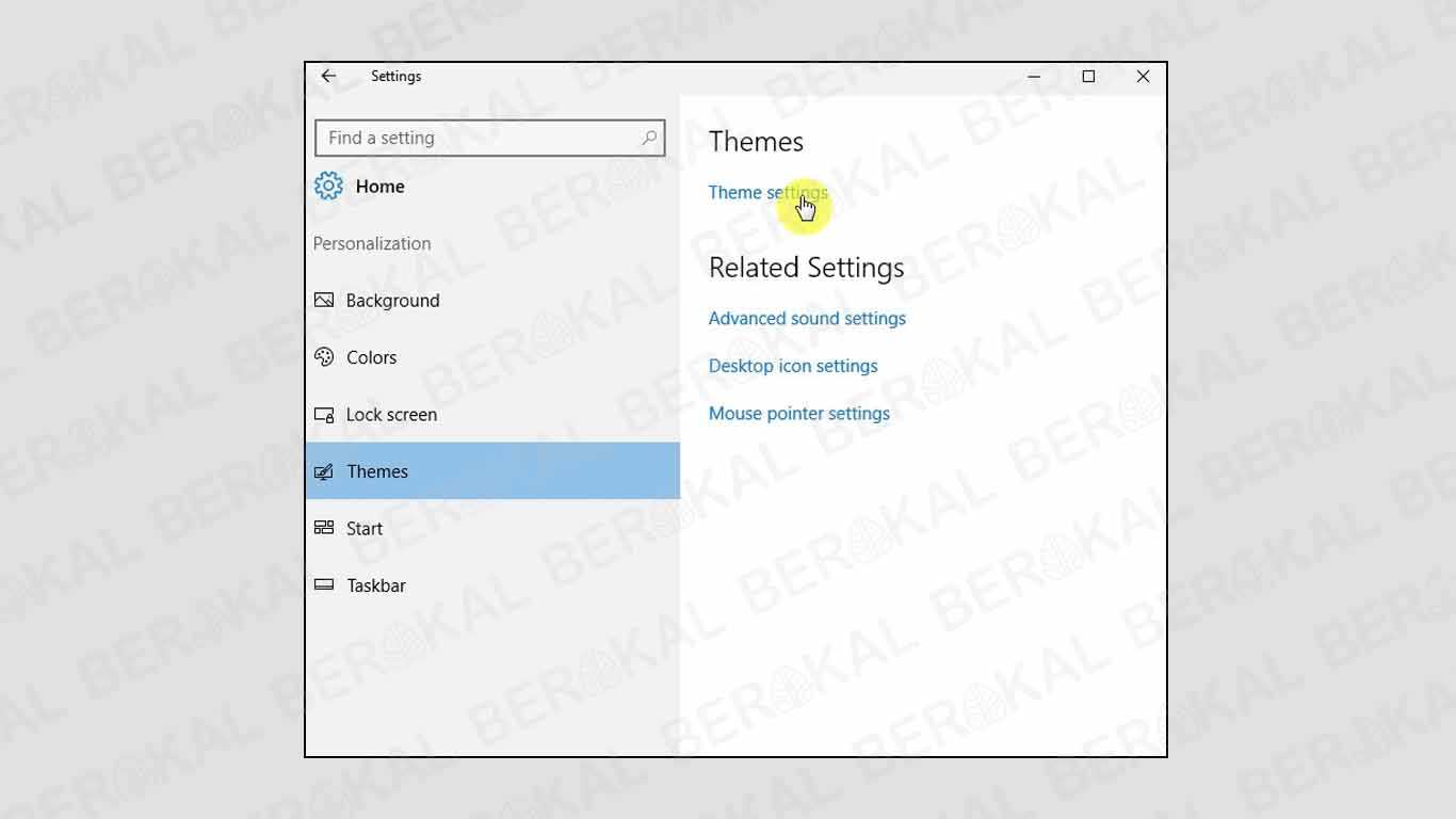 download tema windows 10 bergerak